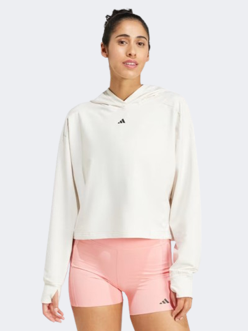 Adidas Power Women Training Hoody Chalk White