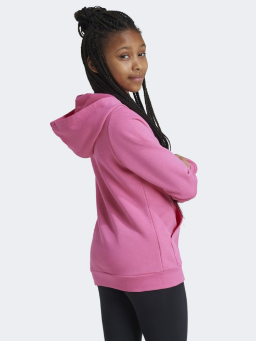 Adidas Linear Girls Sportswear Hoody Magenta/Black
