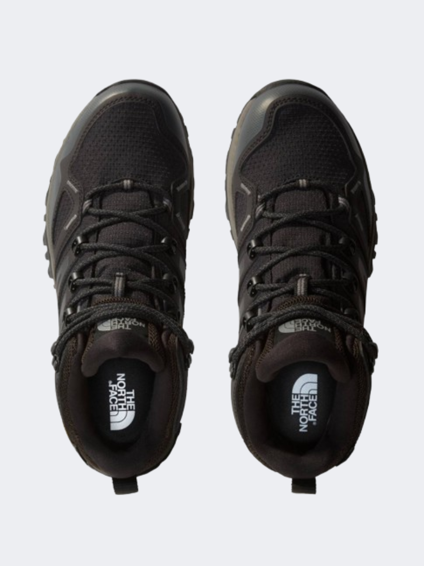The North Face Hedgehog Mid Goretex Women Hiking Shoes Black/Asphalt Grey