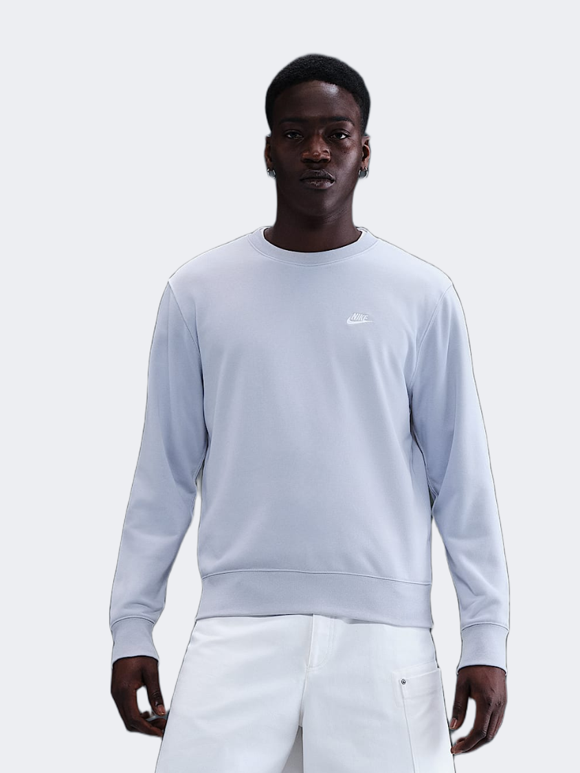 سويت شيرت رجالي Nike Club Lifestyle شبح/أبيض