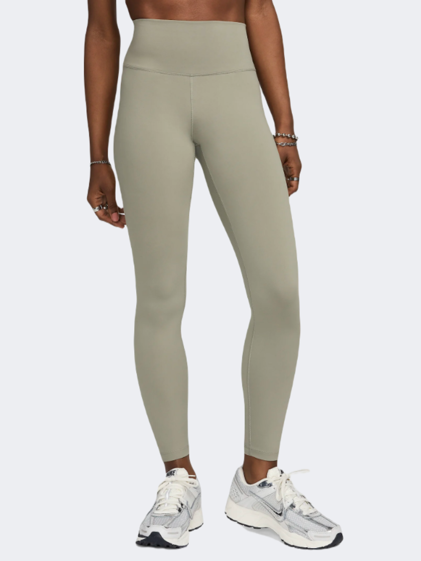 Nike One Hr ضيق تدريب نسائي لون أخضر فاتح/أسود