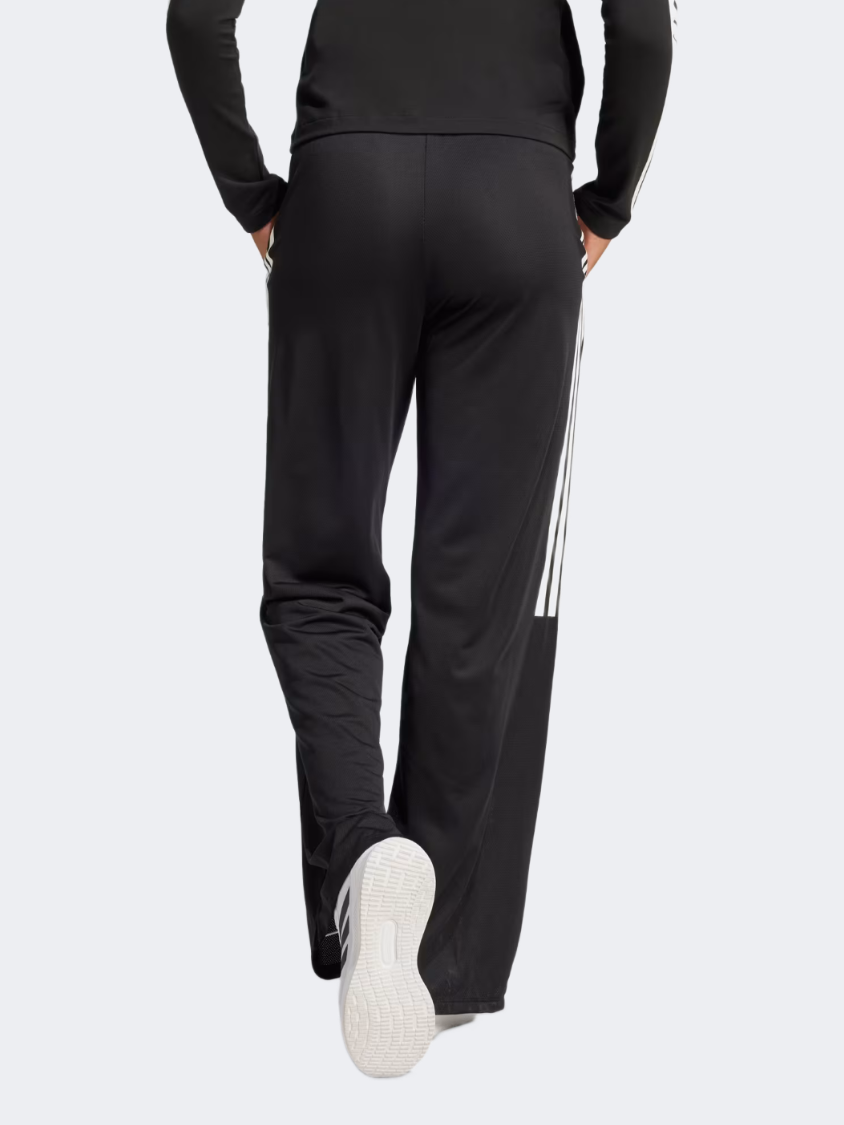 Adidas Tiro Cut 3-Stripes Mesh Wide-Leg Women Sportswear Pant Black/White