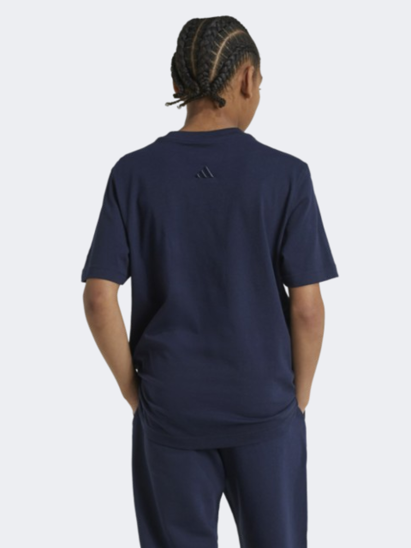 Adidas Szn Gfx Boys Sportswear T-Shirt Legend Ink