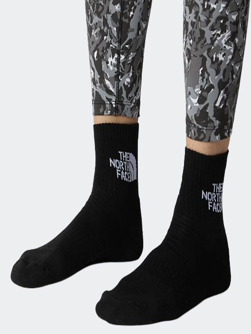جوارب المشي متعددة الوسائد للجنسين The North Face باللون الأسود
