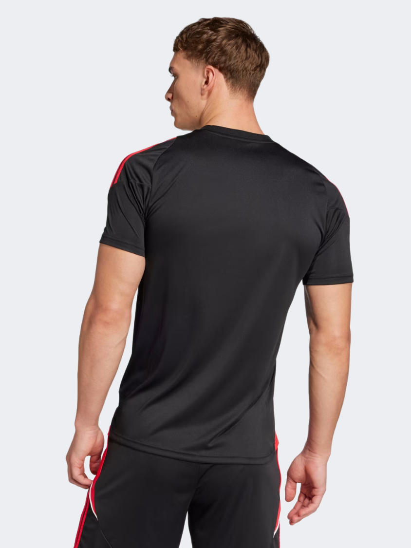 Adidas Tiro 24 Men Football T-Shirt Black/Pure Ruby