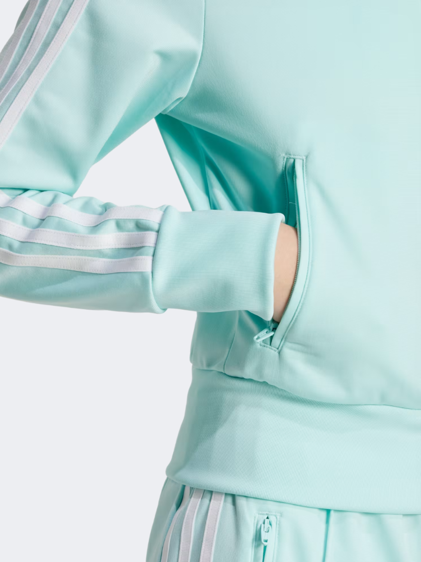 Adidas Adicolor Classics Firebird Women Original Track Top Semi Flash Aqua