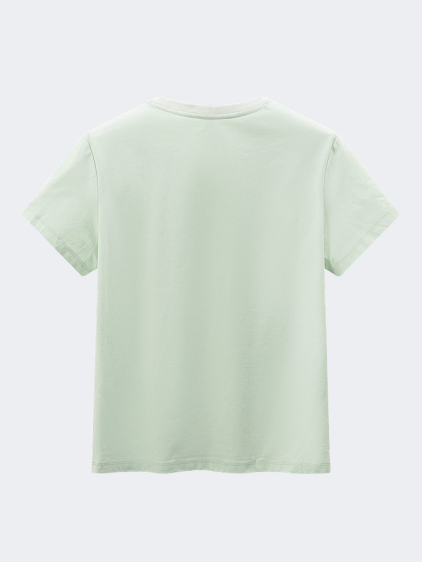 Erke Crew Women Lifestyle T-Shirt Light Green