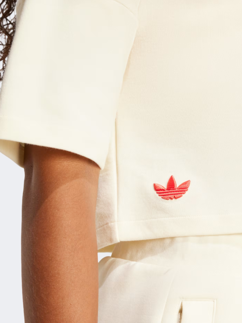 Adidas Neuclassics Women Original T-Shirt White/Real Coral