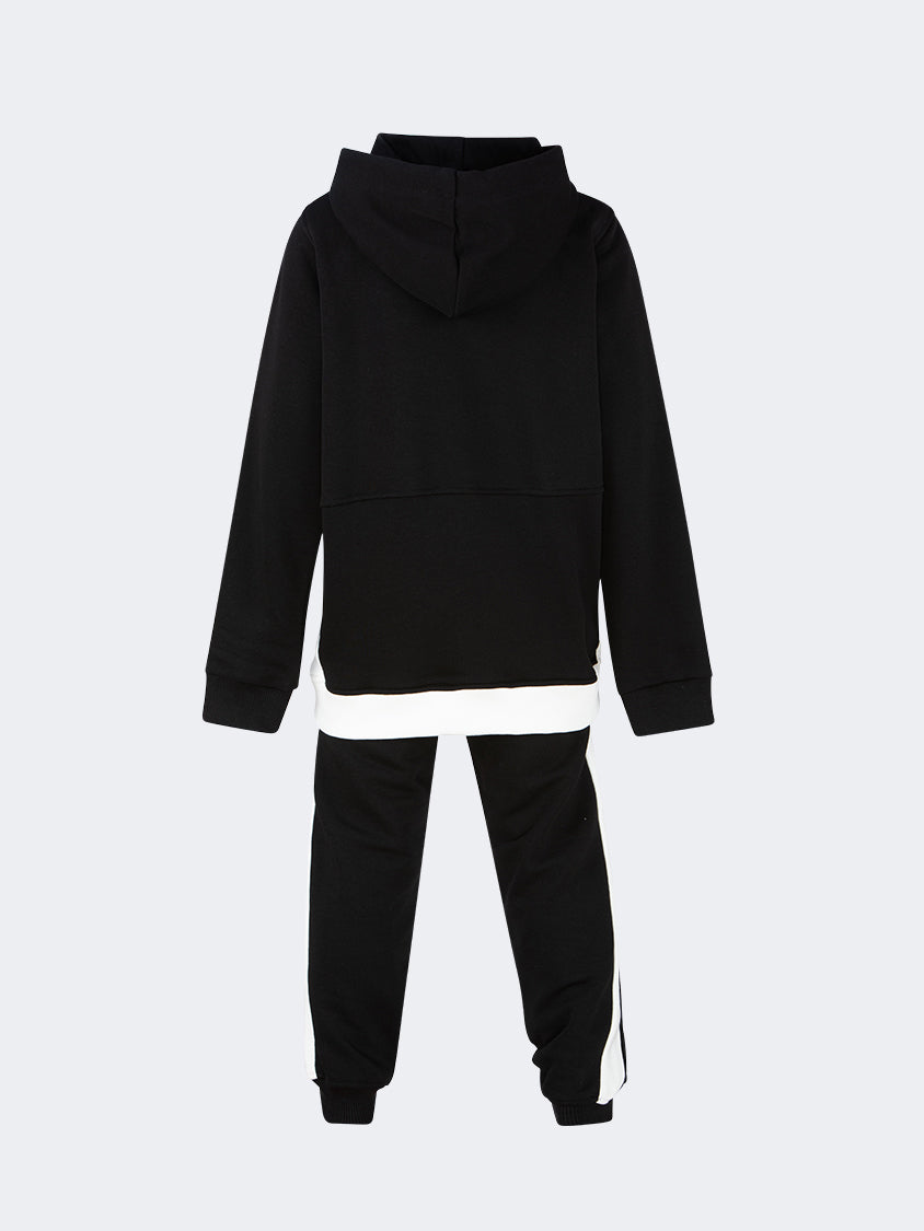Top Ten Stylish Kids-Boys Lifestyle Looped Suit Black/White