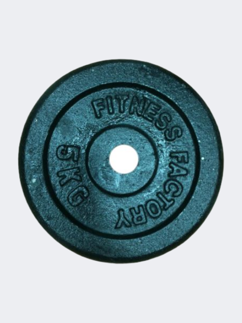 Fitness Factory Painted 5 Kg Unisex Weights Black
