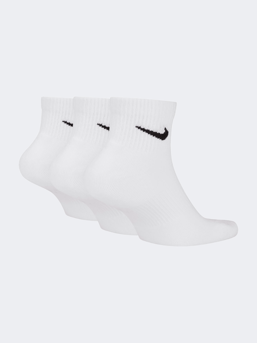 Nike Everyday Plus Cushioned 3 Pack Unisex Training Sock White/Black