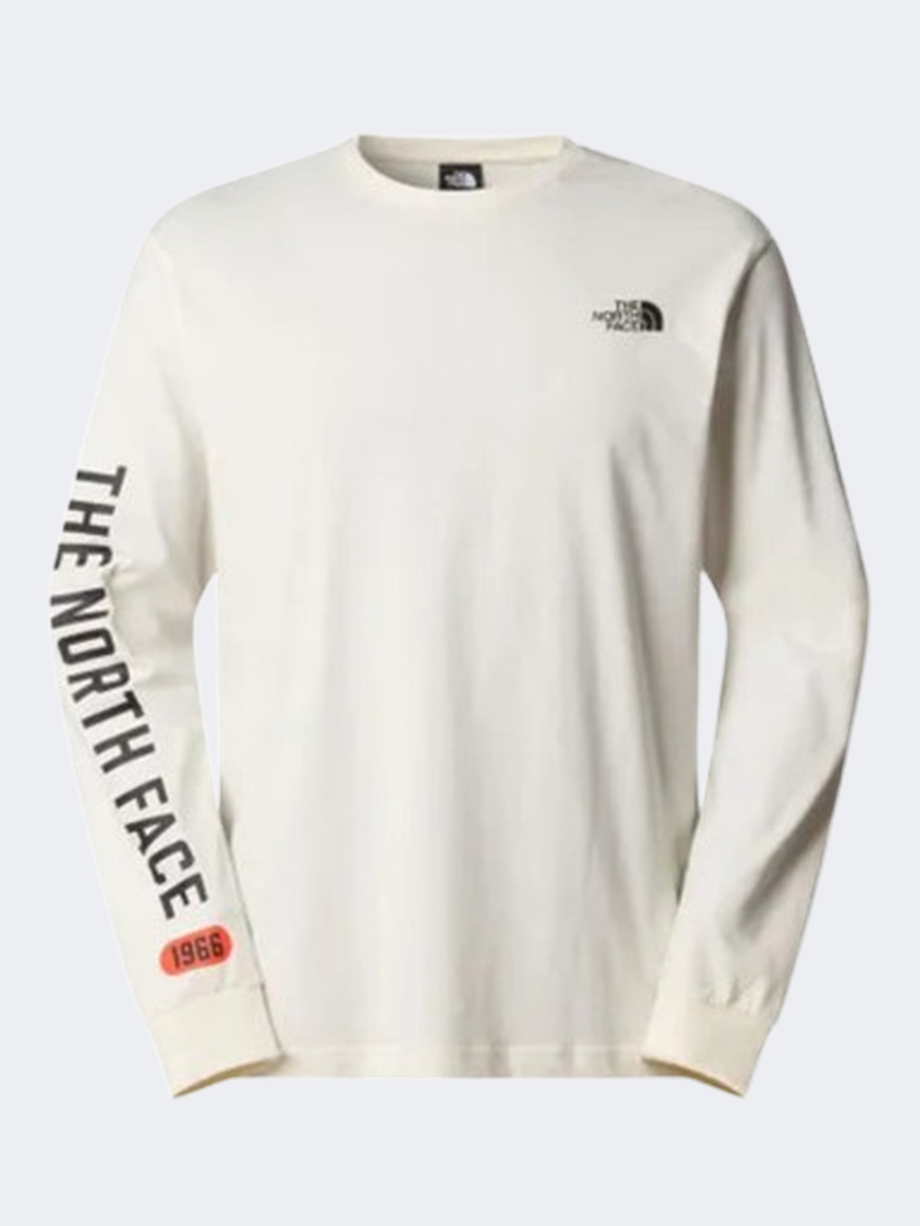 The North Face Varsity Graphic Men Lifestyle Long Sleeve White Dune