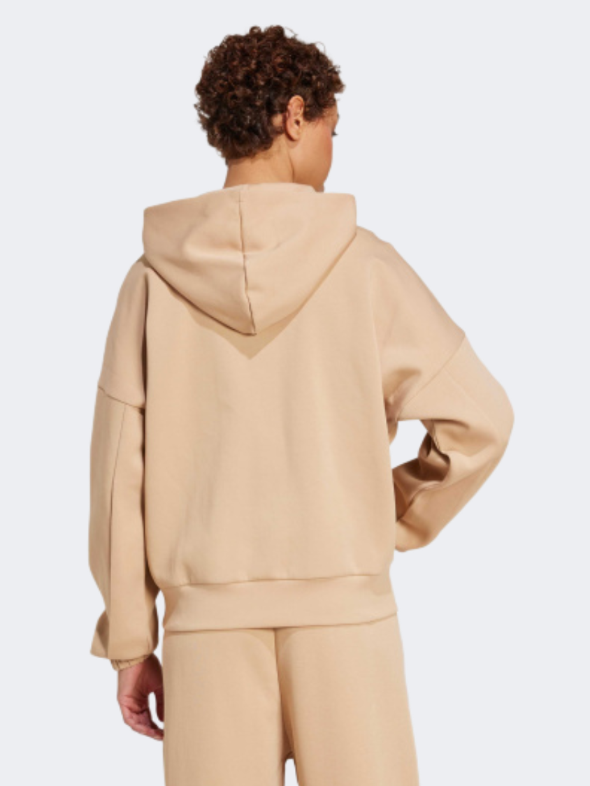 Adidas Fit Women Sportswear Hoody Brown