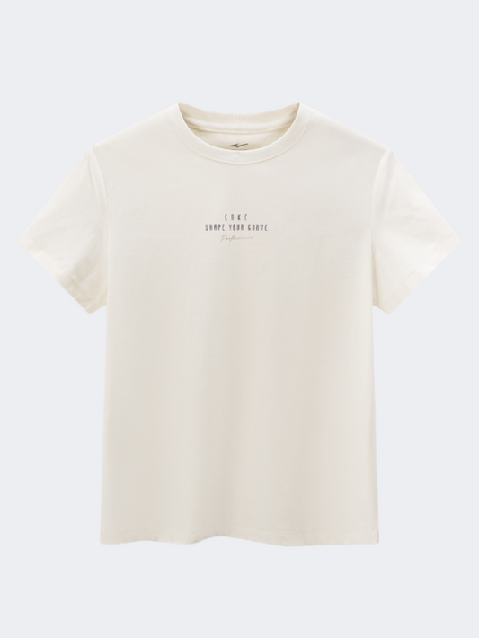 Erke Women Lifestyle T-Shirt Glacier White