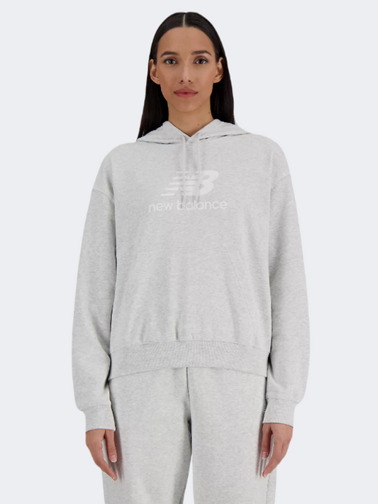 New Balance Sport Essentials Women Lifestyle Hoody Ash Heather