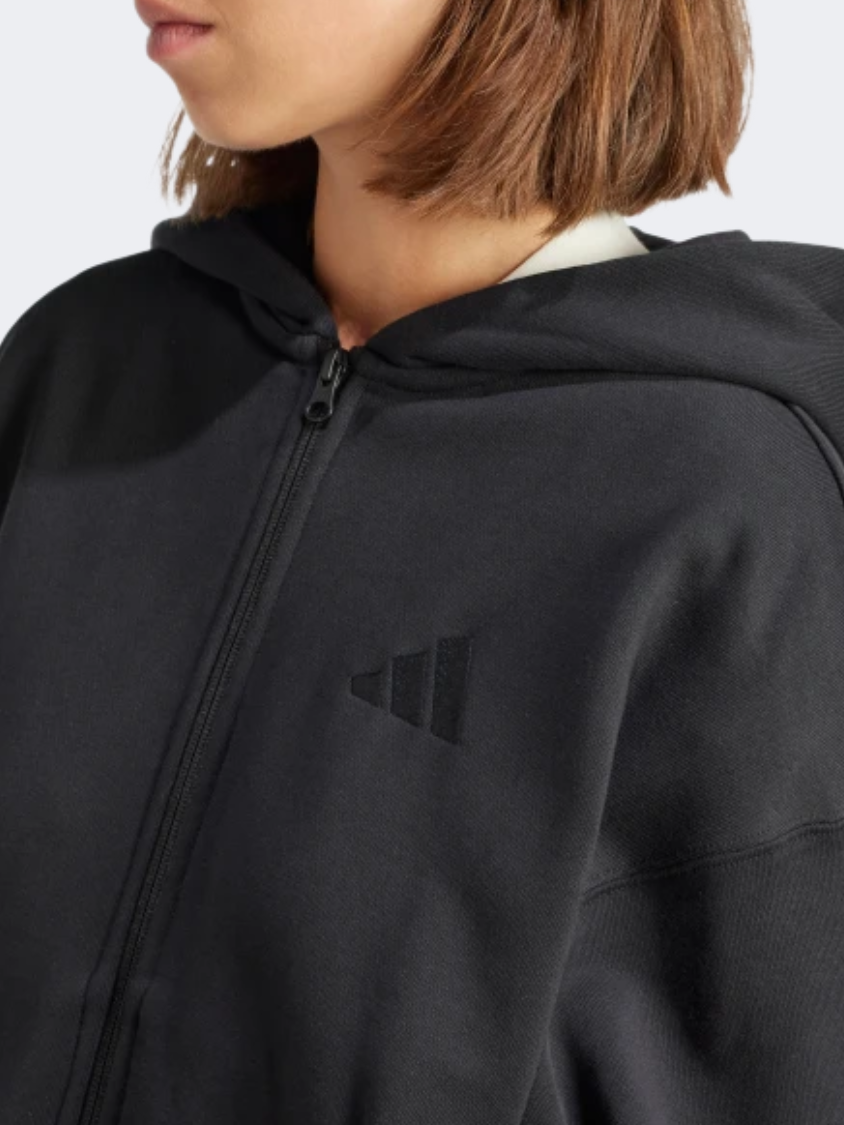 Adidas All Szn French Terry Women Sportswear Hoody Black