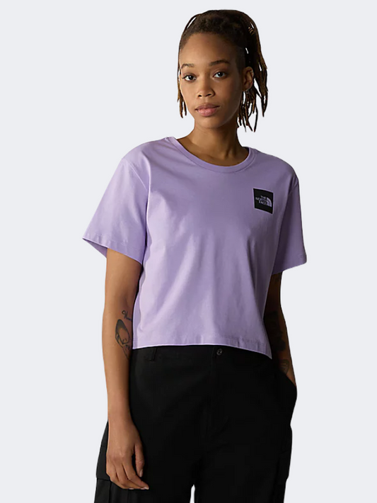 The North Face Cropped Fine Women Lifestyle T-Shirt Lite Lilac