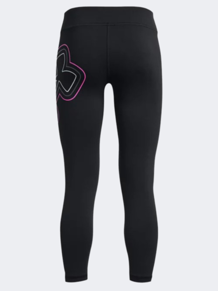 Under Armour Motion Branded Ankle Girls Training Tight Black/Pink