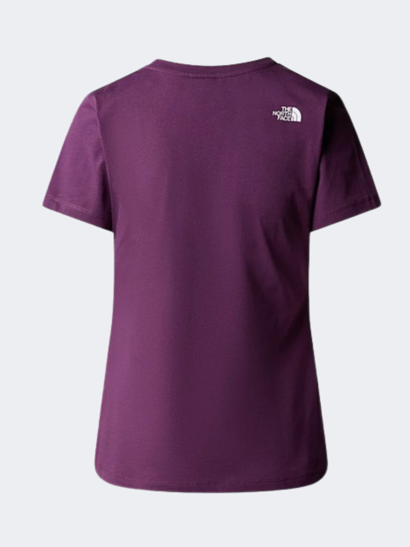 The North Face Easy Women Lifestyle T-Shirt Black Currant Purple