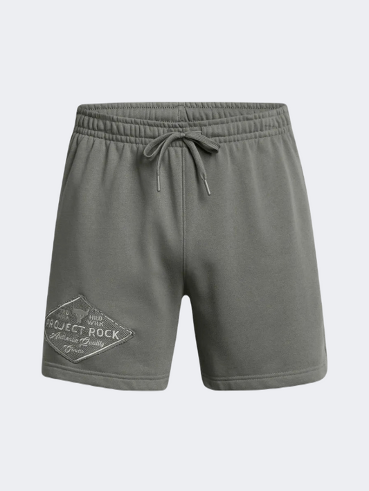 Under Armour Project Rock Heavyweight Men Training Short Clay Green