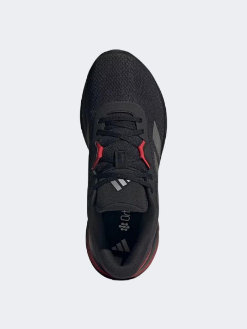Adidas Galaxy 7 Men Running Shoes Black/Metal/Scarlet