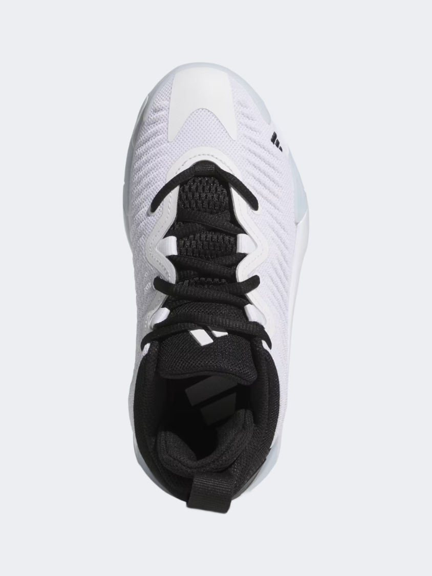 أحذية كرة السلة Adidas Adidas Initiation J Gs-Boys بيضاء/أسود أساسي