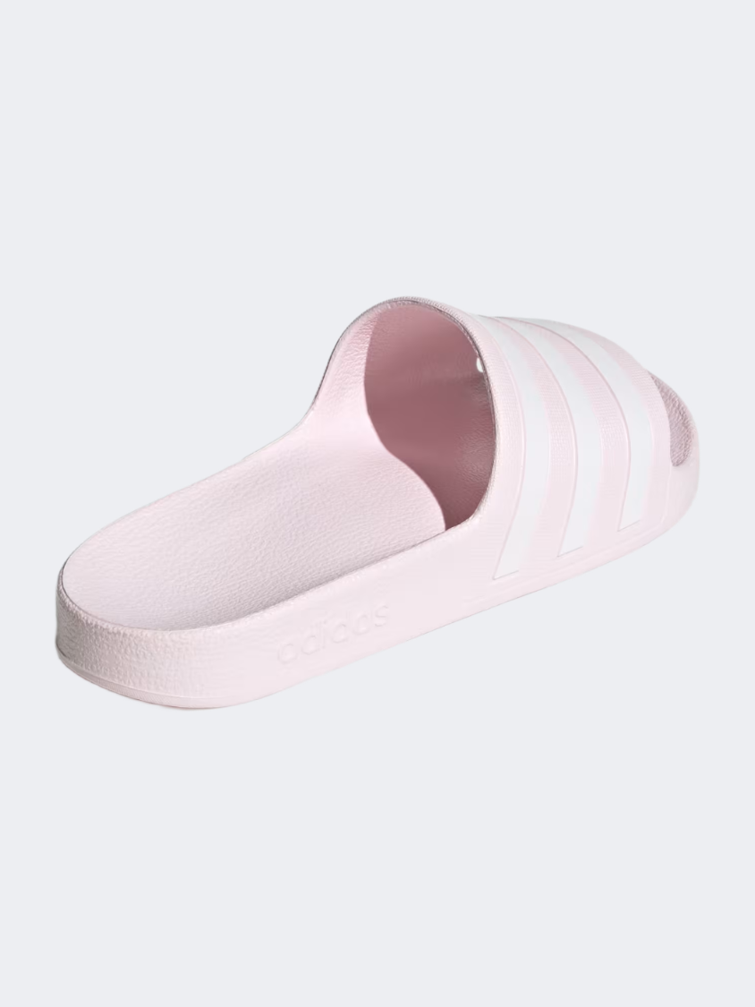 شباشب سباحة نسائية Adidas Adilette Aqua وردي فاتح/أبيض Gz5878