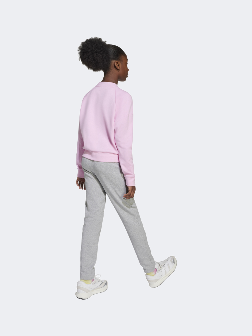 Adidas Future Icons Logo Kids-Girls Sportswear Tracksuit True Pink/Black