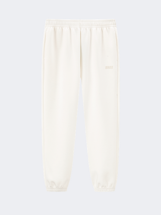 Erke Knitted Cropped Women Lifestyle Pant Glacier White
