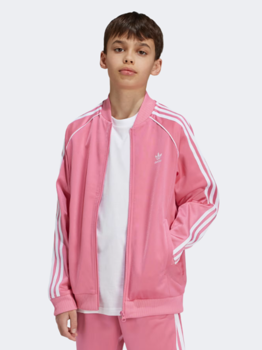 Adidas Sst Kids-Girls Original Track Top Rose Tone