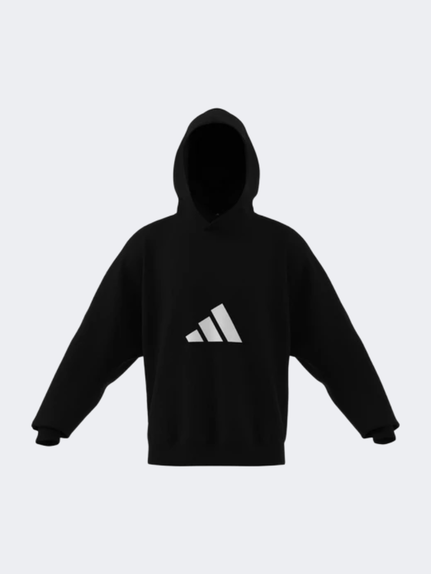 Adidas Future Icons 3 Bar Logo Men Sportswear Hoody Black