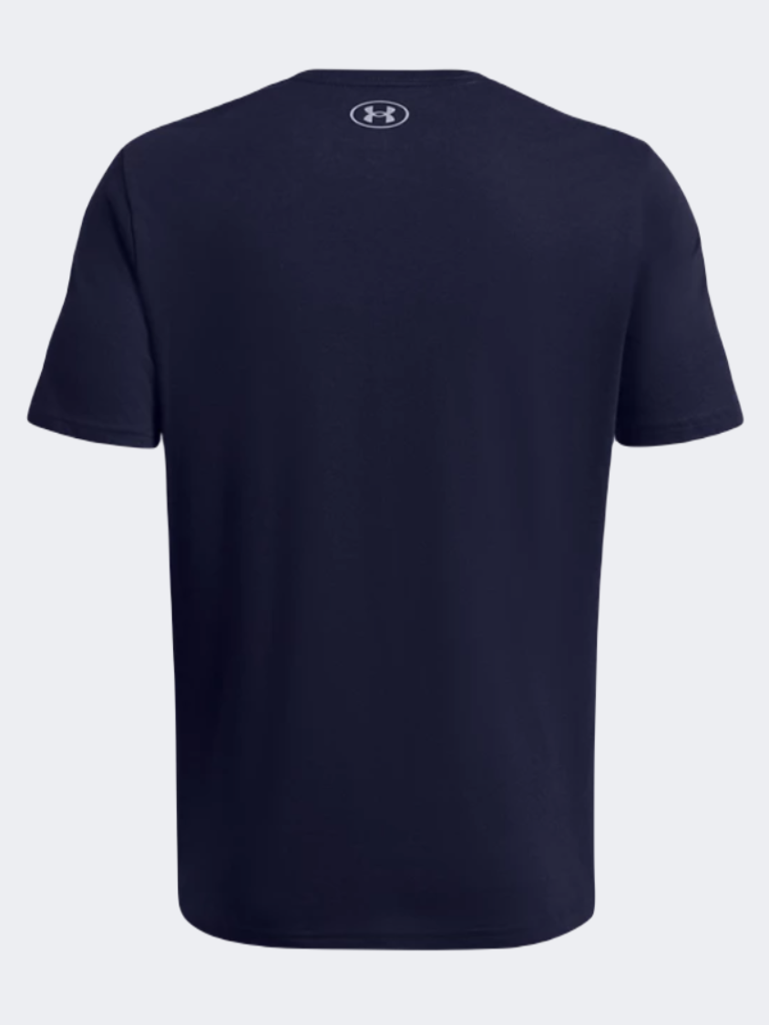 Under Armour Foundation Men Lifestyle T-Shirt Navy/Royal/Grey