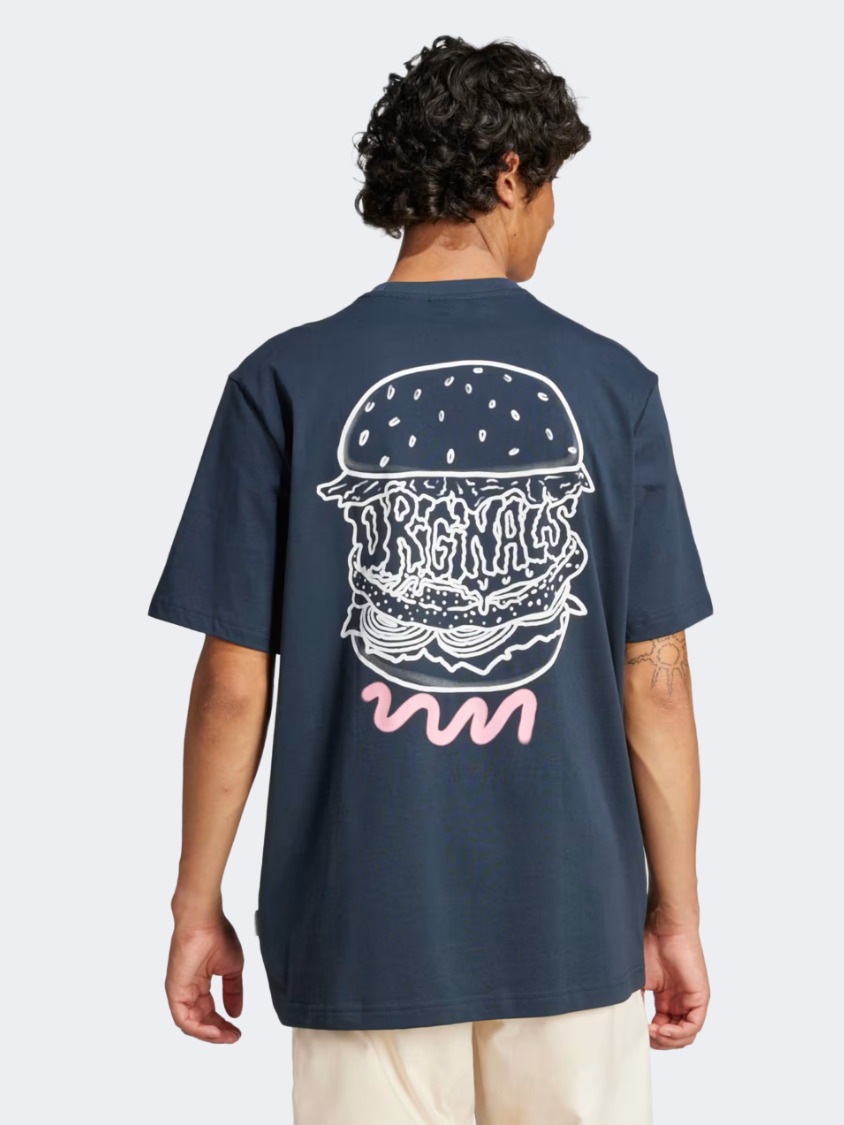 Adidas Originals Men T-Shirt Aurora Ink