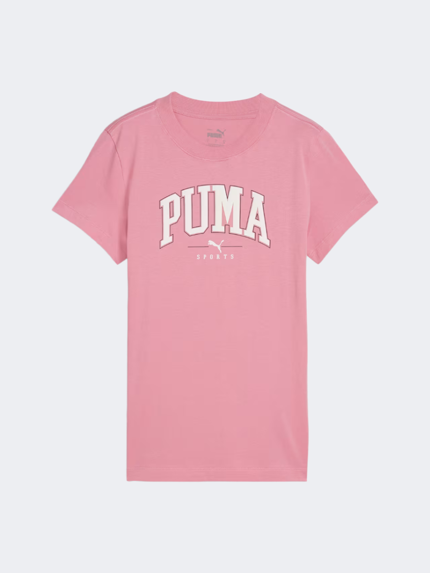 Puma Squad Women Lifestyle T-Shirt Pink