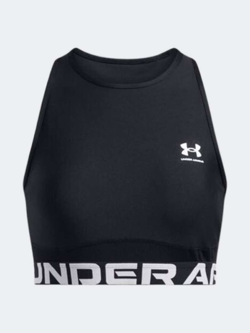 Under Armour Heatgear Rib Women Training Tank Black/White