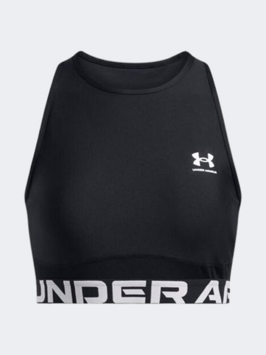 Under Armour Heatgear Rib Women Training Tank Black/White
