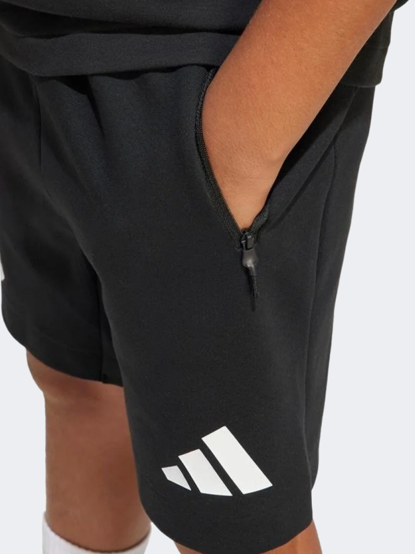 Adidas Z.N.E. Kids-Unisex Sportswear Short Black/White
