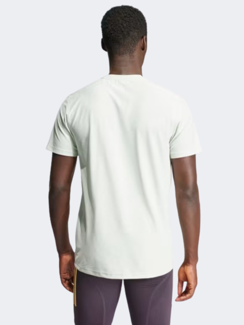 Adidas Own The Run Men Running T-Shirt Linin Green
