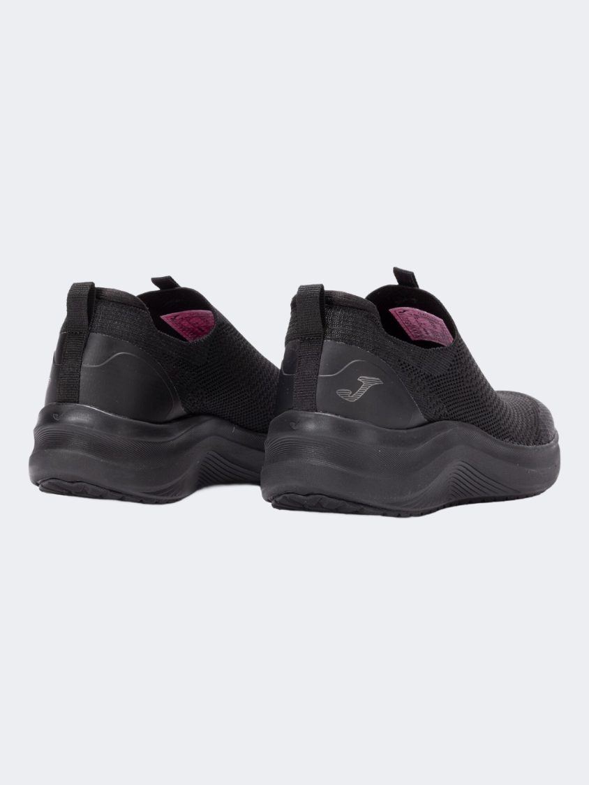 Joma Laceless 2521 Women Walking Shoes Black