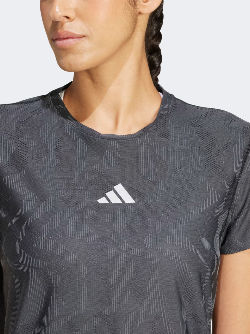 Adidas Ultimate Engineered Climacool+ Women Running T-Shirt Black