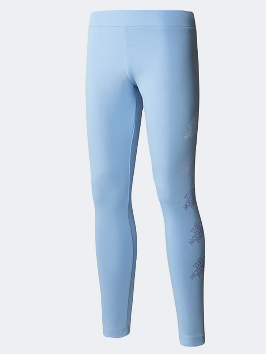 The North Face New Graphic 2 Girls Lifestyle Tight Steel Blue