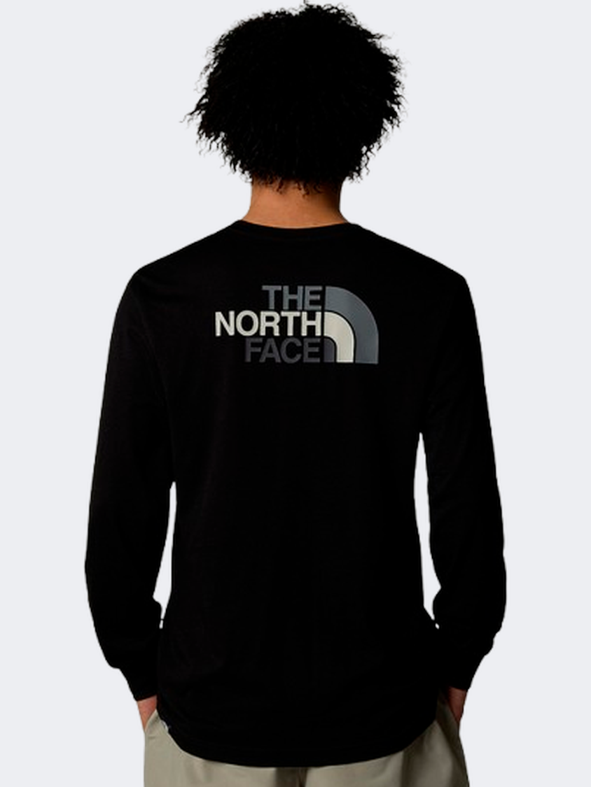 The North Face إيزي للرجال نمط حياة بأكمام طويلة أسود