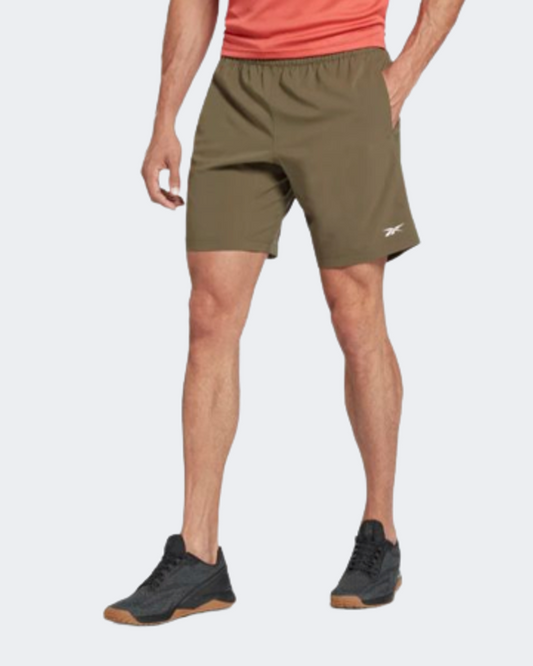 Reebok Workout Ready Men Training Short Army Green Ha1112