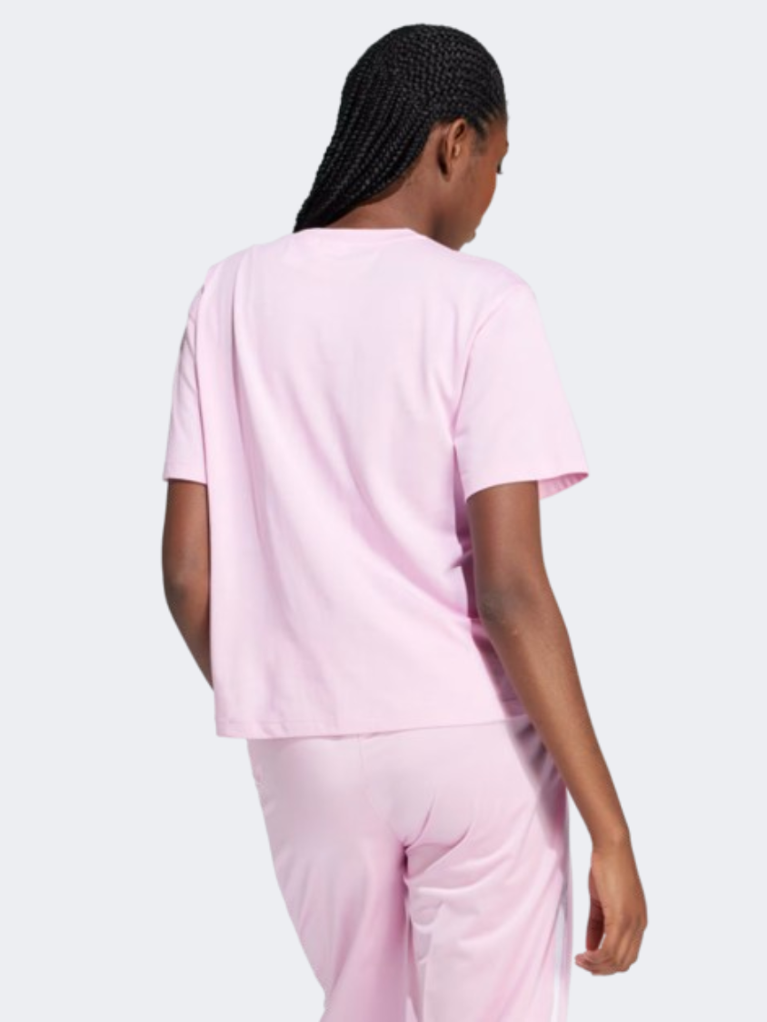Adidas Adicolor Trefoil Boxy Women Original T-Shirt True Pink