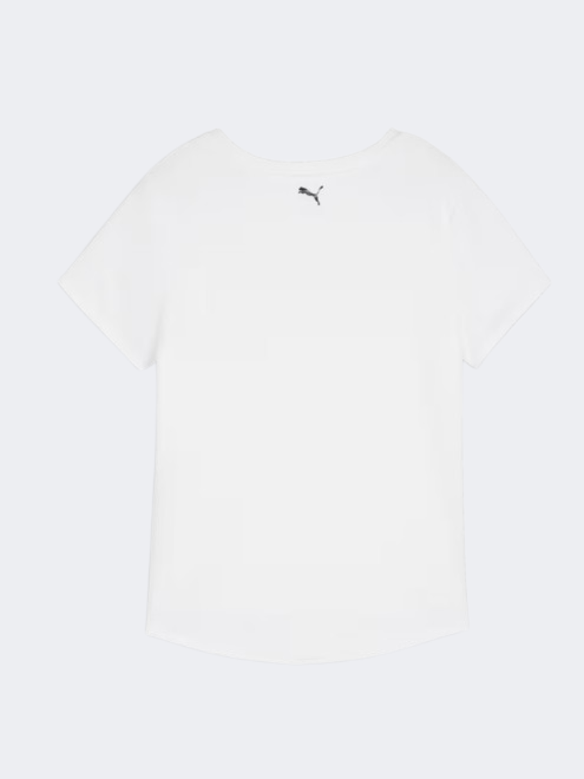 Puma Fit Logo Ultrabreathe Women Training T-Shirt White/Black