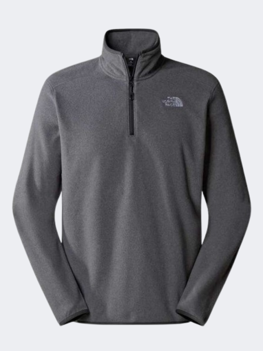 The North Face 100 Glacier Men Skiing Fleece Med Grey Heather
