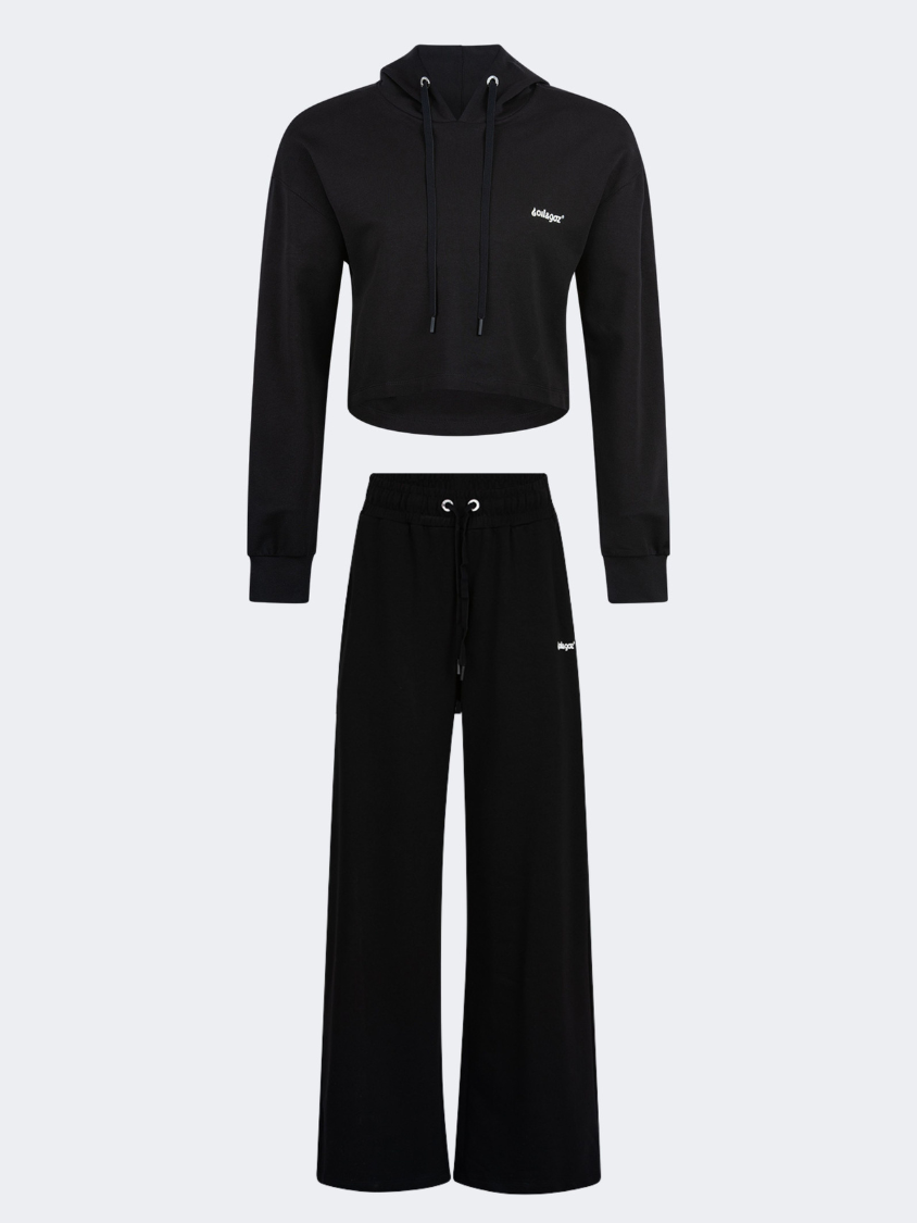 Oil And Gaz Stylish Women Lifestyle Suit Black