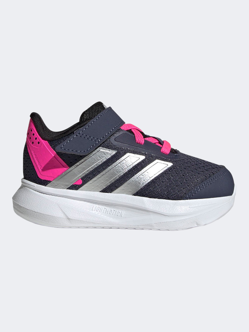 Adidas Duramo Sl Infant-Girls Running Shoes Navy/Metallic/Pink