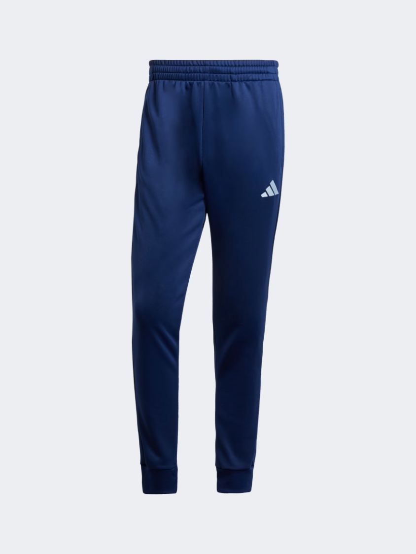 Adidas 3 Stripes French Terry Men Sportswear Tracksuit Dark Blue