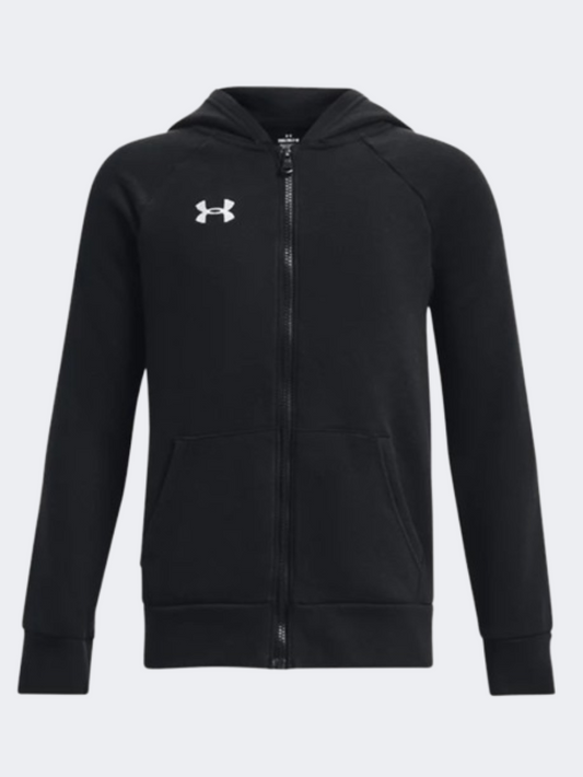 Under Armour Rival Fleece Boys Training Hoody Black/White